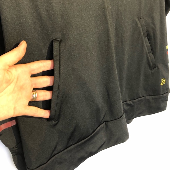 Authentic Iowa Stare Cyclone 1/4 Zip Up Hoodie with Thumb Holes - Size L - Picture 5 of 9